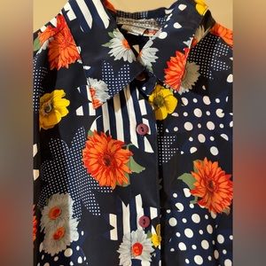 Vintage Lauren’d Floral Short-Sleeved Button-Down